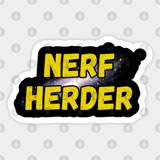 Nerf Herder Sticker by Spatski